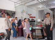 Patroli Harkamtibmas siang hari anggota spkt Polsek Perak patroli ke Toko Emas Perak