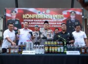 Sat Resnarkoba Polres Jombang Gagalkan Pengiriman Minuman Keras Dari Grobogan Jawa Tengah ke Wilayah Jombang