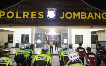 Cegah Premanisme dan Kejahatan Jalanan, Polres Jombang Gelar Patroli Sepertiga Malam