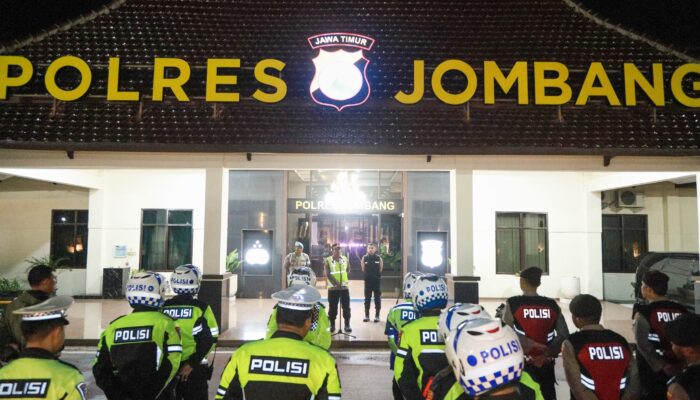 Cegah Premanisme dan Kejahatan Jalanan, Polres Jombang Gelar Patroli Sepertiga Malam