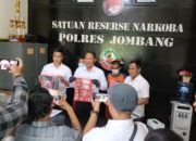 Polisi Jombang Ringkus 2 Pengedar Narkoba, Sita Barang bukti 2 Ons Sabu dan Ekstasi