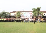 Polres Jombang Gelar Apel Pengamanan Pengesahan Warga Baru PSHT Parluh 2016
